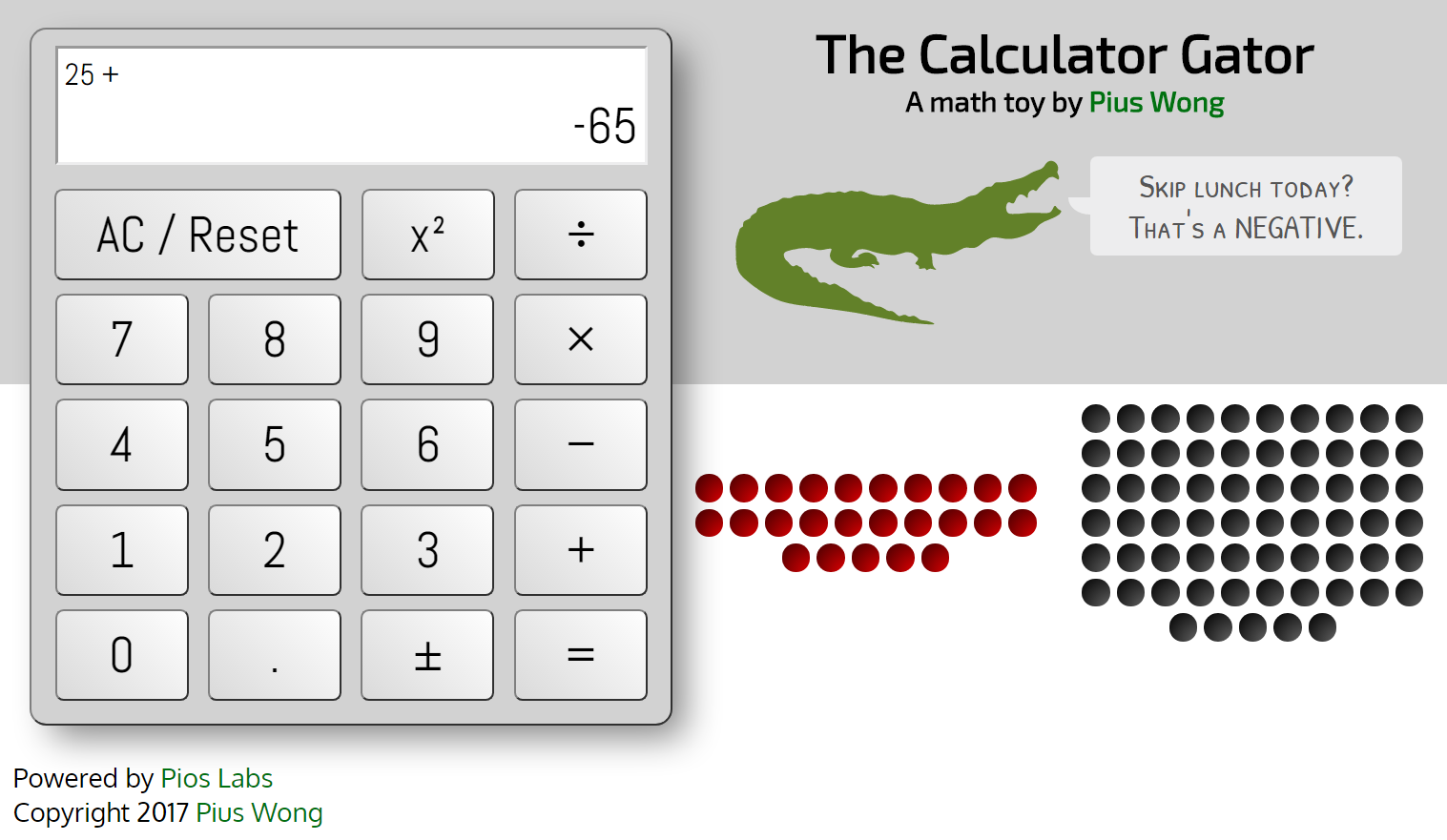 Preview of The Calculator Gator